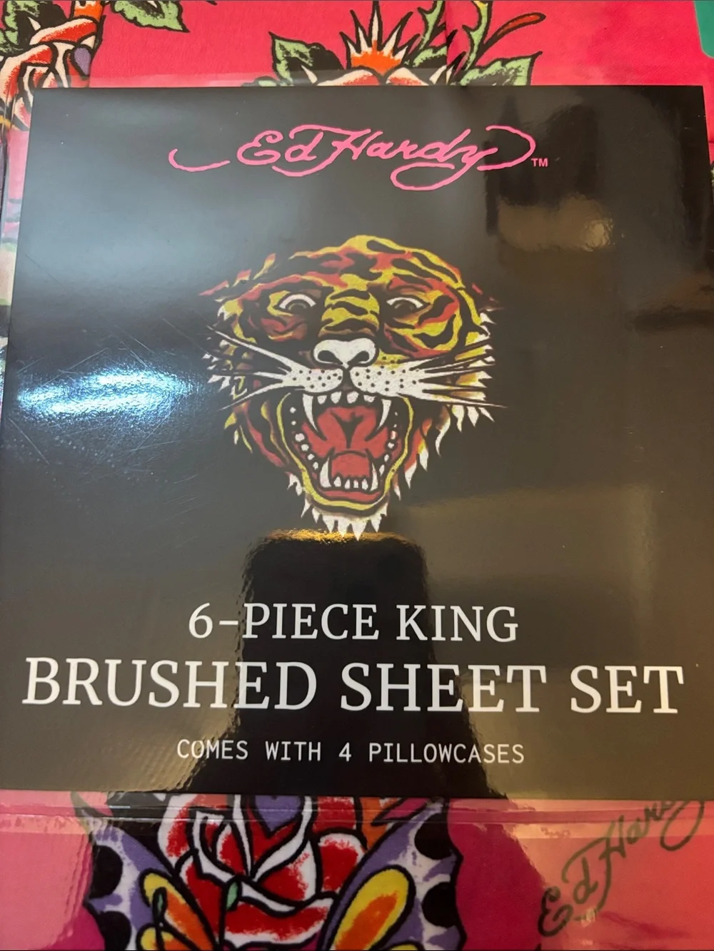 Ed Hardy King Sheet Set - 6 Pieces